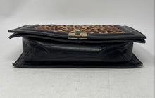Load image into Gallery viewer, INC International Concepts Womens Ajae Black Brown Animal Print Crossbody Bag
