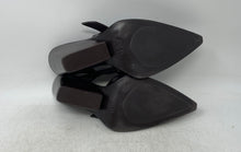 Load image into Gallery viewer, Zara Womens Brown Pointed Toe Slip-On Wedge Mules Sandals Size 38
