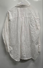 Load image into Gallery viewer, Karl Lagerfeld Womens White Long Sleeve Limited Edition Button-Up Shirt Size M
