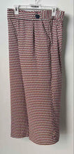 Load image into Gallery viewer, Zara Trf Collection Womens Multicolor Printed Wide Leg Cropped Pants Size XL
