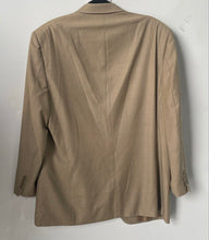 Load image into Gallery viewer, Alfani Mens Brown Striped Notch Lapel Three-Button Blazer Jacket Size 42R
