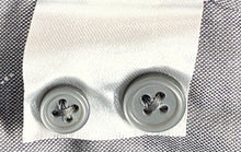 Load image into Gallery viewer, Express Mens 1MX Gray Long Sleeve Collared Slim Fit Dress Shirt Size L
