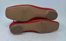 Load image into Gallery viewer, Franco Sarto Womens Ailee Red Leather Square Toe Slip-On Ballet Flats Size 8 M
