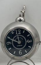 Load image into Gallery viewer, Queenstown London Silver Color Home Decorative Airplane Table Clock Not Tested
