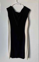 Load image into Gallery viewer, Lauren Ralph Lauren Womens Black White Sleeveless Sheath Dress Size 12
