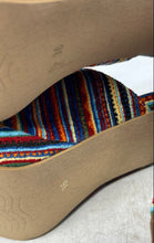Load image into Gallery viewer, Grattia By Garces Womens Multicolor Slip-On Peep Toe Platform Heels Size 36

