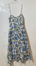 Load image into Gallery viewer, Zara Womens Multicolor Floral Spaghetti Strap Smocked Back A-Line Dress Size L
