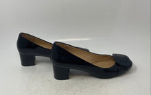 Load image into Gallery viewer, Michael Kors Womens Pauline Black Patent Leather Block Pump Heels Size 8.5M
