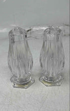 Load image into Gallery viewer, Pair Of Mikasa Clear Icicles Crystal Tableware Serving Salt &amp; Pepper Shakers Set
