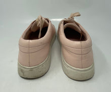 Load image into Gallery viewer, Authentic Tory Burch Womens Pink Leather Lace-Up Sneaker Shoes Size 9M Damaged
