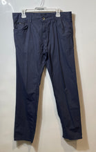 Load image into Gallery viewer, Hugo Boss Mens Blue Stretch Straight Leg Trouser Pants Size 34/32
