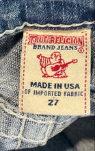 Load image into Gallery viewer, True Religion Womens Blue Medium Wash Low-Rise Bootcut Jeans Size 27
