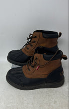 Load image into Gallery viewer, Levi's Kids Norway 2.0 Black Brown Lace-Up Ankle Duck Snow Boots Size 1
