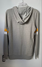 Load image into Gallery viewer, Majestic Womens Gray NFL Pittsburgh Steelers Long Sleeve Full-Zip Hoodie Size M

