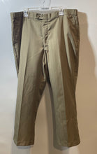 Load image into Gallery viewer, Haband Mens Caramel Pinstripe Flat Front Pockets Dress Pants Size 42x29
