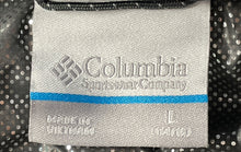 Load image into Gallery viewer, Columbia Unisex Kids Gray Black Long Sleeve Hooded Full-Zip Puffer Jacket Size L
