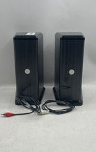 Load image into Gallery viewer, Home Karaoke Black Portable 2.1 Karaoke Speaker 2 Pieces Untested
