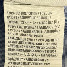 Load image into Gallery viewer, Abercrombie &amp; Fitch Mens Blue Muscle Short Sleeve Button-Up Shirt Size Large
