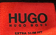 Load image into Gallery viewer, Hugo Boss Mens Red Black Long Sleeve Extra Slim Fit Dress Shirt Size 39 15.5
