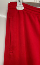 Load image into Gallery viewer, Adidas Mens Red Flat Front Elastic Waist Straight Leg Track Pants Size Medium

