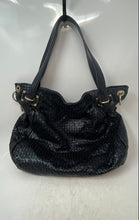 Load image into Gallery viewer, Elliott Lucca Womens Black Inner Pockets Double Handle Shoulder Handbag
