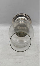 Load image into Gallery viewer, AMC Silver Tone Glass Classic Home Decor Decorative Candlestick Holder
