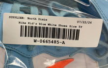 Load image into Gallery viewer, Nike Kids Court Borough Mid 2 HF4791-407 Blue White Sneaker Shoes Size 5Y
