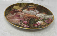 Load image into Gallery viewer, Reco Easter Morning Visitors Sandra Kuck Flowers Porcelain Collector Plate

