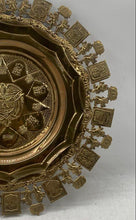 Load image into Gallery viewer, Decorative Embossed Religious Emblems Heraldic Motifs Buddhism Plate
