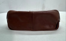 Load image into Gallery viewer, Preston &amp; York Womens Brown Leather Double Handle Pockets Lined Shoulder Bag
