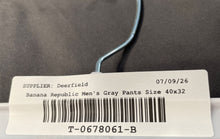 Load image into Gallery viewer, Banana Republic Mens Black Flat-Front Straight Leg Chino Pants Size 40x32
