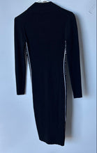 Load image into Gallery viewer, Michael Kors Womens Black White Long Sleeve Short Mini Dress Size XS
