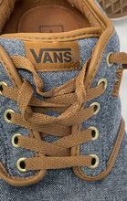 Load image into Gallery viewer, Vans Mens Atwood Brown Denim Low Top Lace-Up Sneaker Shoes Size 12
