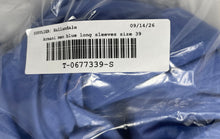 Load image into Gallery viewer, Authentic Emporio Armani Mens Blue Long Sleeve Collared Dress Shirt Size 15.5
