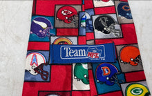 Load image into Gallery viewer, NFL Mens Multicolor Team Logo Helmet Print Silk Adjustable Pointed Tie
