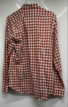 Load image into Gallery viewer, Express Mens Multicolor Plaid Print Collared Long Sleeve Dress Shirt Size M
