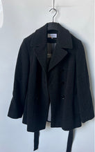 Load image into Gallery viewer, Calvin Klein Womens Dark Gray Long Sleeve Double-Breasted Peacoat Sz 14P
