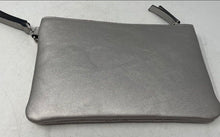 Load image into Gallery viewer, Aldo Womens Silver-Tone Geometric Print Leather Detachable Strap Wristlet Wallet
