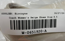 Load image into Gallery viewer, Coach Womens Rhodelle Beige Round Toe Slip-On Espadrille Flats Size 8.5B
