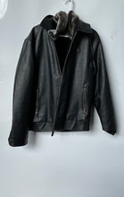 Load image into Gallery viewer, TF-Collections Mens Black Long Sleeve Full-Zip Motorcycle Jacket Size Large
