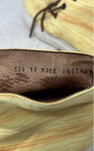 Load image into Gallery viewer, Del Toro Mens Wood Grain Yellow Lace-Up Ankle Chukka Boots Size 11
