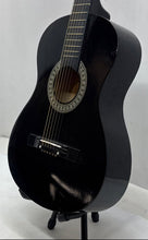 Load image into Gallery viewer, Black Right Handed 6-String Full Size Classical Acoustic Guitar Instrument
