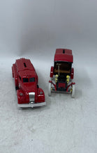 Load image into Gallery viewer, Ertl Texaco Collectors Series Tanker Truck And Delivery Car Coin Banks 2 Pcs
