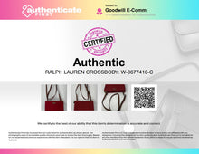 Load image into Gallery viewer, Authentic Lauren Ralph Lauren Womens Red Shoulder Crossbody Handbag
