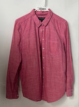 Load image into Gallery viewer, Banana Republic Womens Pink Cotton Long Sleeve Collared Button-Up Shirt Size L
