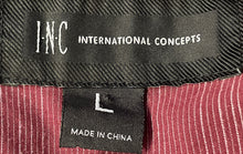 Load image into Gallery viewer, INC International Concepts Mens Red Cotton Long Sleeve Button-Up Shirt Size L
