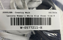 Load image into Gallery viewer, Lacoste Mens Lineshot 223 2 White Blue Low Top Lace-Up Sneaker Shoes Size 8
