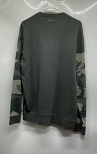 Load image into Gallery viewer, Armani Exchange Mens Green Camouflage Graphic Text Pullover Sweatshirt Size L
