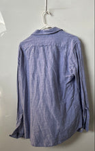 Load image into Gallery viewer, Banana Republic Mens Blue Slim-Fit Long Sleeve Button-Up Shirt Size Medium
