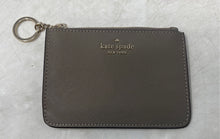 Load image into Gallery viewer, Kate Spade New York Womens Laurel Way Bitsy Gray Leather Mini Coin Wallet
